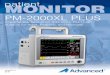 patient MONITORPM-2000XL PLUS PATIENT MONITOR CO2 (FOR INTUBATION AND NON-INTUBATION APPLICATION) • 12.1” color TFT display with maximum 11 waveforms. • Station CMS-2000.Full