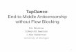 TapDance: End-to-Middle Anticensorship without Flow Blocking...End-to-Middle Anticensorship without Flow Blocking Eric Wustrow Colleen M. Swanson J. Alex Halderman ... E2M Proxy End-to-Middle