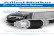 Electro Hydraulic Systems - Allied Motion Technologies · 2018-07-26 · hydraulic pumps and will provide an intelligent node in a modern vehicle network. Its robust construction