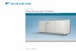 Chillers Technical Data - Climaco• Single Unit • Air cooled heat pump inverter chiller • EWYQ-BAW* 1 1 2 • Hydronic Systems • Single Unit 1 Features s t y d i S e n l U*