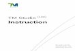 TM Studio (Lite) Instruction · 10/23/2018  · TM Studio Lite Instruction SW Version: 1.06.1200 Document Version: 1.00 22 3.7 Controller The Robot Controller interface can allow