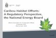 Caribou Habitat Offsets: A Regulatory Perspective ... - AACO€¦ · Caribou Habitat Offsets: A Regulatory Perspective, the National Energy Board Alberta Association for Conservation