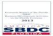 Economic Impact of the Florida SBDC Business Development ...floridasbdc.org/wp-content/uploads/2014/06/FSBDC... · SBDC Business Development Activities on the Florida Economy 2013
