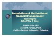 Foundations of Multinational Financial Management · 2015-01-13 · 1 Foundations of Multinational Financial Management Alan Shapiro John Wiley & Sons Power Points by Joseph F. Greco,
