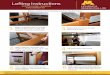 Lofting Instructions · Lofting Instructions 17th, Frontier, Sanford HOUSING & RESIDENTIAL LIFE 1 2 3 4 Attach stabilizer bar to middle notch of bed ends on the side facing the wall