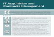 IT Acquisition and Contracts Management...IT Acquisition and Contracts Management F-2 POLICY PAPERS STATE OF FEDERAL IT REPORT / PUBLIC RELEASE VERSION 1.0 Overview The Federal acquisition