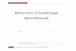 Warrior Challenge Workbook - nsonswmentor.comWarrior Challenge Candidate Workbook 4 | Developed for ACADEMI use, S -E -L mindset development programs SELF ASSESSMENT: For a man to
