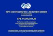 SPE DISTINGUISHED LECTURER SERIES SPE FOUNDATION · –Geothermal gradient: the drilling mud is cooling ... r bound N Hydraulic fracture limit (standard leak-off test) Permissible