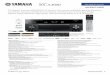 AV Receiver RX-A2030 NEW PRODUCT BULLETIN - Yamaha … · 2019-01-24 · NEW PRODUCT BULLETIN AV Receiver RX-A2030 † “Made for iPod,” “Made for iPhone,” and “Made for