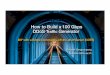 How to Build a 100 Gbps DDoS Traffic Generator · How to Build a 100 Gbps DDoS Traffic Generator DIY with a Single Commodity-off-the-shelf Server (COTS) Surasak Sanguanpong Surasak.S@ku.ac.th