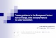 Career guidance in the European Contextdehems-project.eu/static/uploaded/files/files/...project activities in the field of education and lifelong learning Career guidance In the context