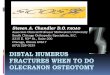 Distal Humerus Fractures When to do Olecranon osteotomymeetings.aoao.org/meetings/postgraduate/2017/guide/program/files… · Distal Humerus Fractures Incidence and Distribution Overall