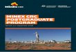 MINEX CRC POSTGRADUATE PROGRAM · MinEx CRC meetings and network with participants, affiliates and researchers. Financial Support Where agreed by MinEx CRC, postgraduate student projects