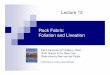 Lecture 12 Rock Fabric: Foliation and Lineation · • Fabric elements are the component rock features • Examples of fabric elements include mineral grains, clasts, compositional