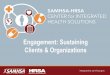 Engagement: Sustaining Clients & Organizationsintegration.samhsa.gov/pbhci-learning-community/...everyone’s business Engaging the workforce to understand, value and act in ways that