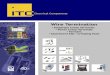 Wire Termination Products...Wire Termination Products This catalog features a wide range of devices used to terminate wires and cables for safe, professional, reliable and durable