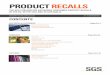 THE SGS PUBLICATION GATHERING CONSUMER ......MANUFACTURER: YouO Electric Appliances Co. Ltd., of China DESCRIPTION This recall includes Wolfgang Puck brand combination electric grills/griddles