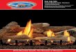 Gas Log Sets Vented/Vent-Free Burners Vented ... Gas Log Sets Vented/Vent-Free Burners Vented Burners NEW White Mountain Hearth Ceramic Fiber Morgan Creek Log Set (LS-24MC) with Slope
