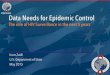 PEPFAR Data Needs for Epidemic Control€¦ · PEPFAR Data Needs for Epidemic Control The role of HIV Surveillance in the next 5 years! Irum Zaidi U.S. Department of State May 2015