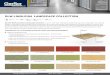 DLW LINOLEUM LANDSCAPE COLLECTION - Gerflor USA · Gerflor DLW Linoleum Landscape Collection is a 0.1” (2.5 mm) calendered sheet flooring in 6’6” wide rolls. The colored design
