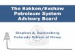 The Bakken/Exshaw Petroleum System Advisory Boardgeology-consortia.mines.edu/Bakken/Bakken_private... · temperature than depth” ... (porosity) and pore-fluid species which may