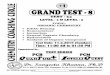 TOPIC: ORGANIC CHEMISTRY IUPAC Naming General Organic … · Dr. Sangeeta Khanna Ph.D 1 CHEMISTRY COACHING CIRCLE D:\Important Data\2017\+1\Org\Test\Grand Test\Grand Test-8\+1-Grand