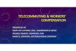 TELECOMMUTING & WORKERS’ COMPENSATION...2017/08/08  · TELECOMMUTING & WORKERS’ COMPENSATION PRESENTED BY: MARY KAY LAFORCE, ESQ., HAMBERGER& WEISS DESIREE TOLBERT, SEDGWICK,