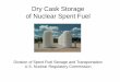 Dry Cask Storage of Nuclear Spent Fuel · •The overall risk of dry cask storage was found to be extremely low. • The estimated aggregate risk is an individual probability of a
