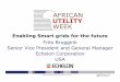 Enabling Smart grids for the future Frits Bruggink Senior Vice … Bruggink... · 2019-09-02 · African Utility Week 2008, Cape Town, South Africa • There has not been a clear