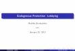 Endogenous Protection: Lobbyingfaculty.arts.ubc.ca/ftrebbi/590_lectures/LobbyProtection.pdf · and Maggi (AER 1999) Follow GB Data for 1983 on: tari⁄s and non-tari⁄ barriers (coverage