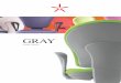 GRAY - Apres Furniture · GRAY. Todos los modelos funcionales giratorios, disponen de respaldos de altura regulable mediante un sistema “Up-Down”, para mejor adaptabilidad a la