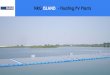 NRG ISLAND - Floating PV PlantsNRG ISLAND System is modular and replicable in width and length so you can achieve the desired power. The floating system is rigid and stable: the floats