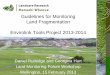 Guidelines for Monitoring Land Fragmentation Envirolink Tools …€¦ · •Concern regarding land fragmentation has been increasing. •Some councils have begun developing policy