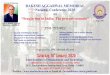 “Secularism in India; The present scenario€œSecularism in India; The present scenario" SUB-THEMES Saturday, 18th January, 2020 « « « « « Secular and Religious States Secularism,