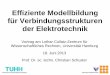 Effiziente Modellbildung für Verbindungsstrukturen der … in der TET... · 2013-10-14 · Effiziente Modellbildung für Verbindungsstrukturen der Elektrotechnik Vortrag am Lothar-Collatz-Zentrum