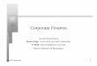 Corporate Finance - New York Universitypages.stern.nyu.edu/~adamodar/pdfiles/execs/cfnotes.pdf · Aswath Damodaran 3 The Objective in Decision Making n In traditional corporate finance,
