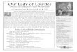 Our Lady of Lourdes Bulletin (5-12-19) · antiquior of the Roman Rite, with the 1962 liturgical books being normative. ... $636.00 $141.50 O Mary, Conceived without original sin,