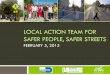 LOCAL ACTION TEAM FOR SAFER PEOPLE, SAFER STREETS · There are seven domains within the local action plan assessment for the Mayor's Initiative on Safer People, Safer Streets. Targeted