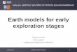 Earth models for early exploration stages · Geostatistical Seismic Inversion algorithm - GSI (Soares et al. 2007; Caetano, 2009)). Use of geological analogs for extraction of a priori
