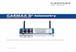 CAEMAX Dx telemetry · 2016-07-15 · I 0 U i ƒ I 0 out dB vid 011001 011010 011001 analog und digital signals Dx transmitter unit with strain gauge; supply via ring stator radio
