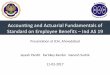 Accounting and Actuarial Fundamentals of …...Accounting and Actuarial Fundamentals of Standard on Employee Benefits –Ind AS 19 Presentation at ICAI, Ahmedabad Jayesh Pandit Kartikey