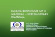 ELASTIC BEHAVIOUR OF A MATERIAL STRESS-STRAIN DIAGRAMarunkumard.yolasite.com/resources/Unit 1 module 2.pdf · SPECIFIC OBJECTIVES: 1. sketch stress-strain curve (S) 2. identify proportional