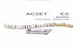 ACZET CZ · CZ Series Precision Balances service manual. SECTION 1 INTRODUCTION . ACZET ’S . CZ. series of Precision balances provides an accurate, fast and versatile