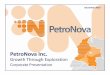 December Corp Pres PetroNovas1.q4cdn.com/071829534/files/December Corp Pres PetroNova... · 2015-11-12 · Director Inelectra, Inepetrol Antonio J. Vincentelli, President & CEO Formerly