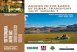 access to the lakes BY P uBlic traNsPort · access to the lakes BY P uBlic traNsPort July 19 - september 9 902 300 202 covadonga sanctuary No restrictioNs. access BY PuBlic traNsPort