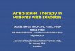 Antiplatelet Therapy in Patients with Diabetes€¦ · 0.5 hour post - LD labs; coronary angiography and post - angiography labs PCI 6 hours a, 18 - 24 hours labs Prasugrel 60 mg