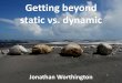 Getting beyond static vs. dynamic - FOSDEM€¦ · my $sum = [+] @readings; Compile-time my $sum Register the variable as a known name in the current lexical scope Note that call