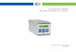 Emotron M20 Shaft power monitor€¦ · Emotron M20 shaft power monitor. The Emotron M20 supervises induction motor driven equipment and provides warnings when abnormal conditions