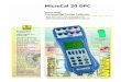 microcal20dpc - Hoskin Scientifique Instrumen… · MicroCal 20 DFC with the MicroCal T series for automatic temperature calibrator. It includes the firmware upgrade to enable capability