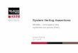 System Verilog Assertions - Telecom Paris System Verilog Assertions Industrial standard (IEEE 1800-2012)